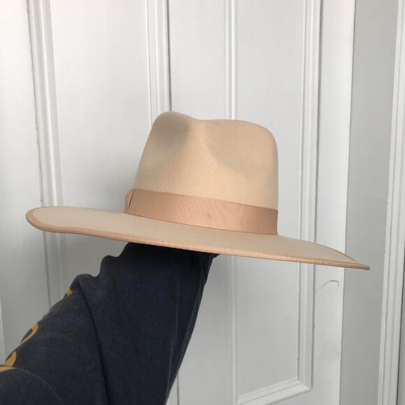 Lack Of Colour Cream Ivory Rancher Small 55cm Wool Wide Brim Sun Protection - Picture 13 of 13